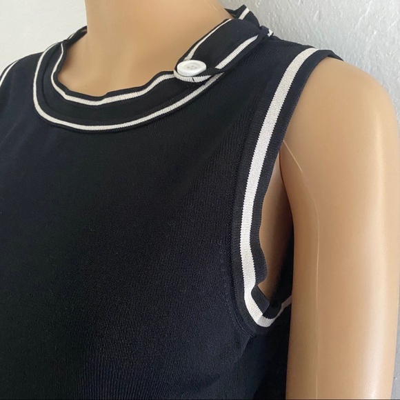 Kenar Black Tank with Button Top - Picture 2 of 5